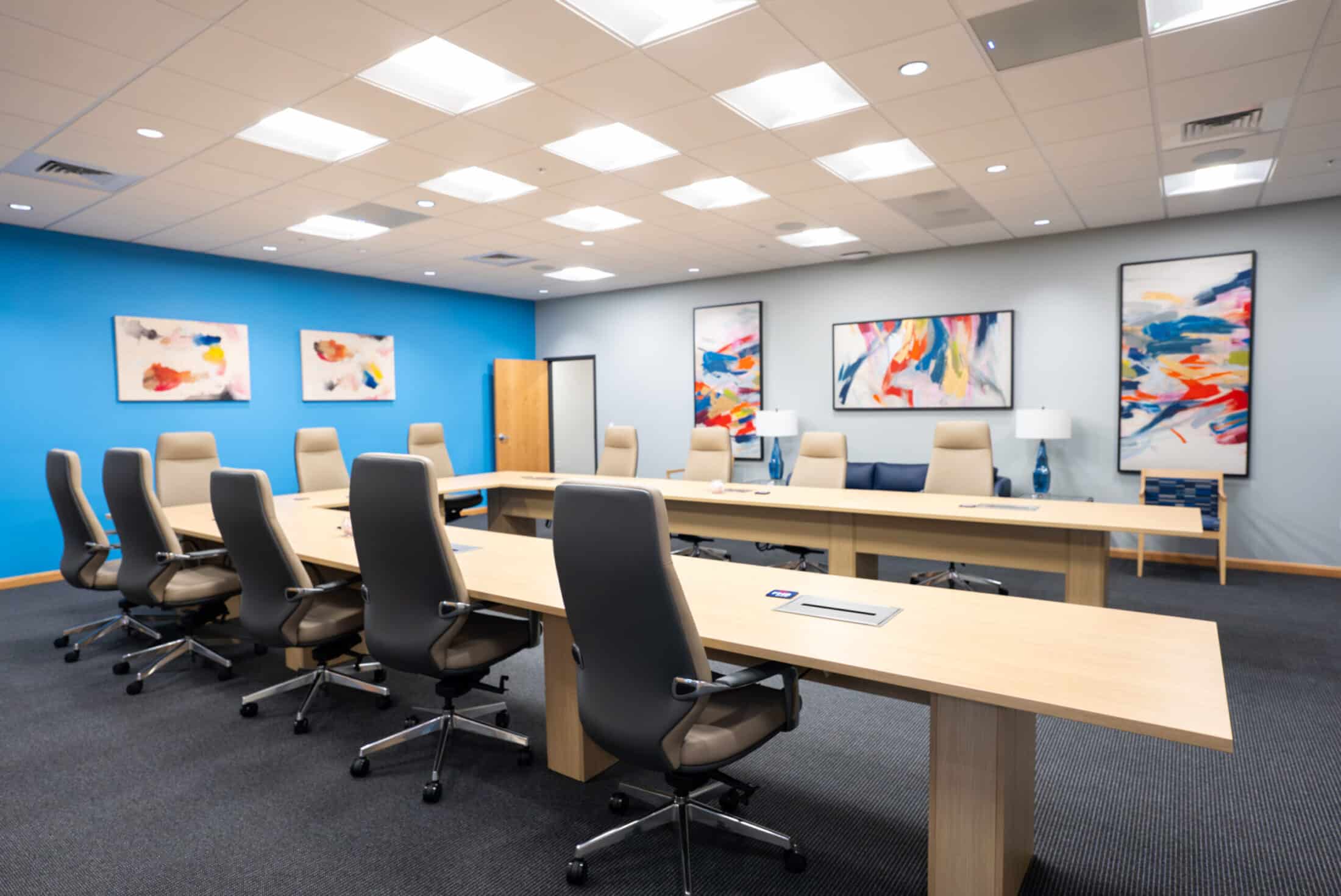 A commercial conference room.